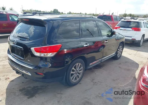 2015 Nissan Pathfinder Sl из США, поврежденный, VIN 5N1AR2MN0FC633001